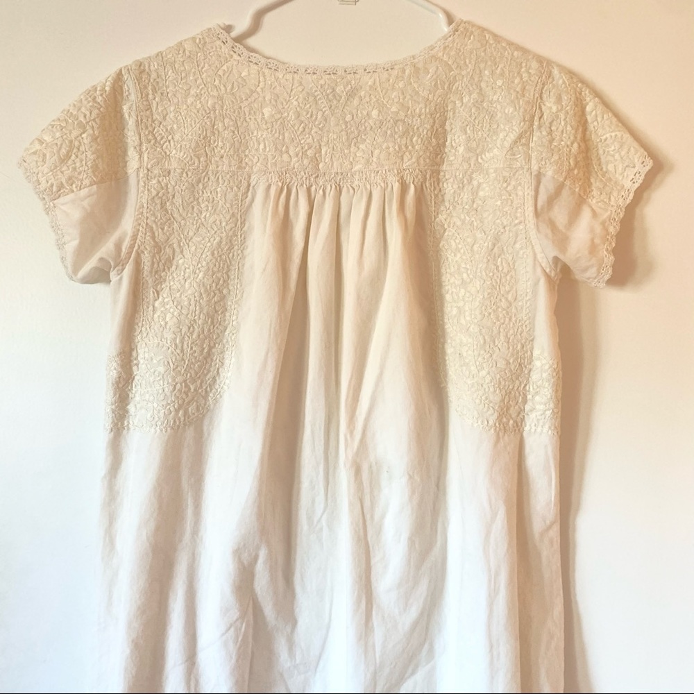 madewell white embroidered dress - Picture 6 of 9